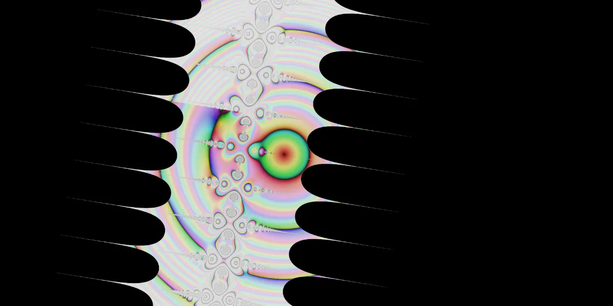 A piece of fractal art produced by FractalPane.