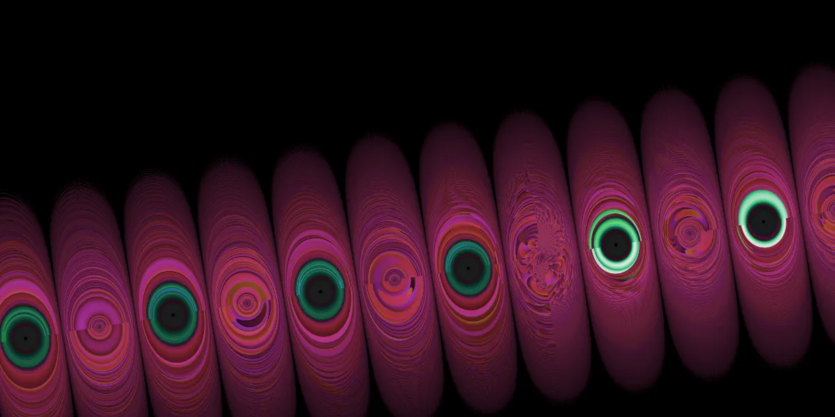 A piece of fractal art produced by FractalPane.