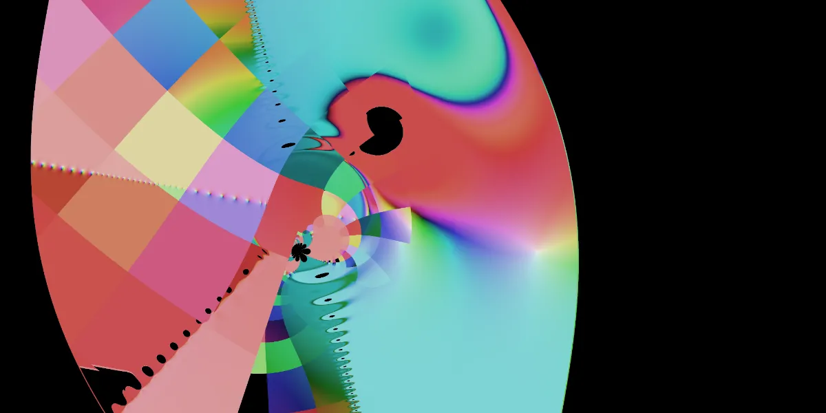 A piece of fractal art produced by FractalPane.
