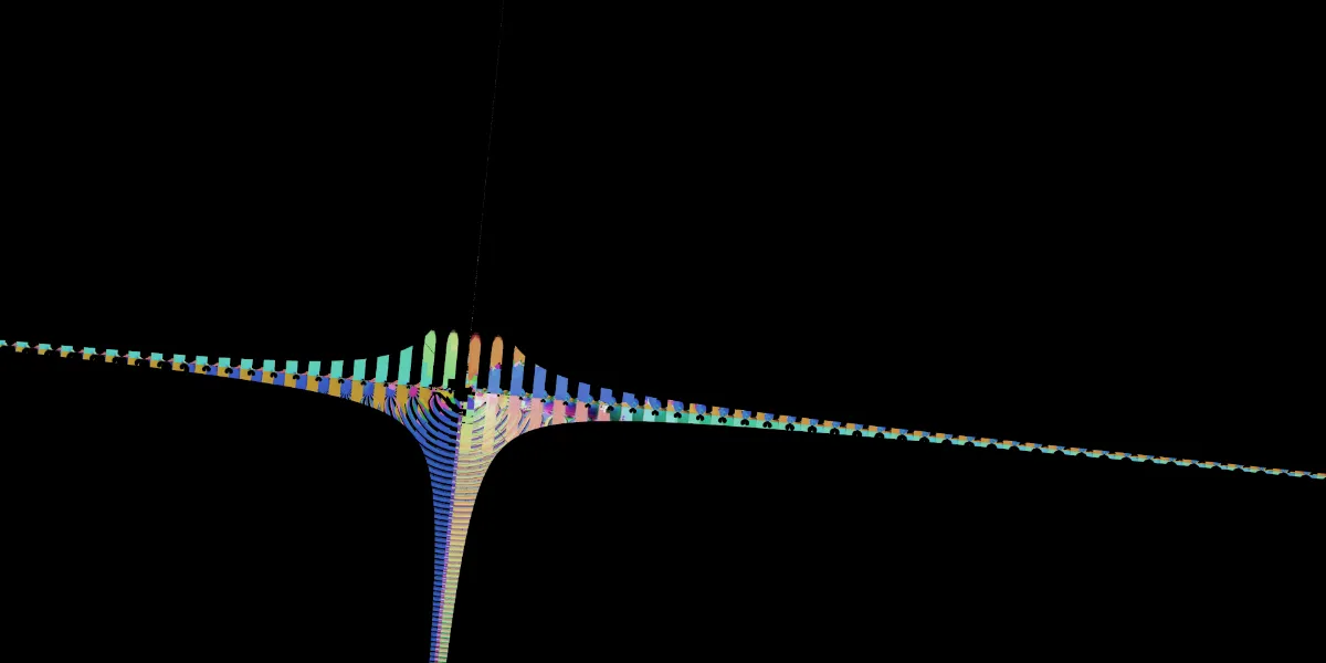 A piece of fractal art produced by FractalPane.