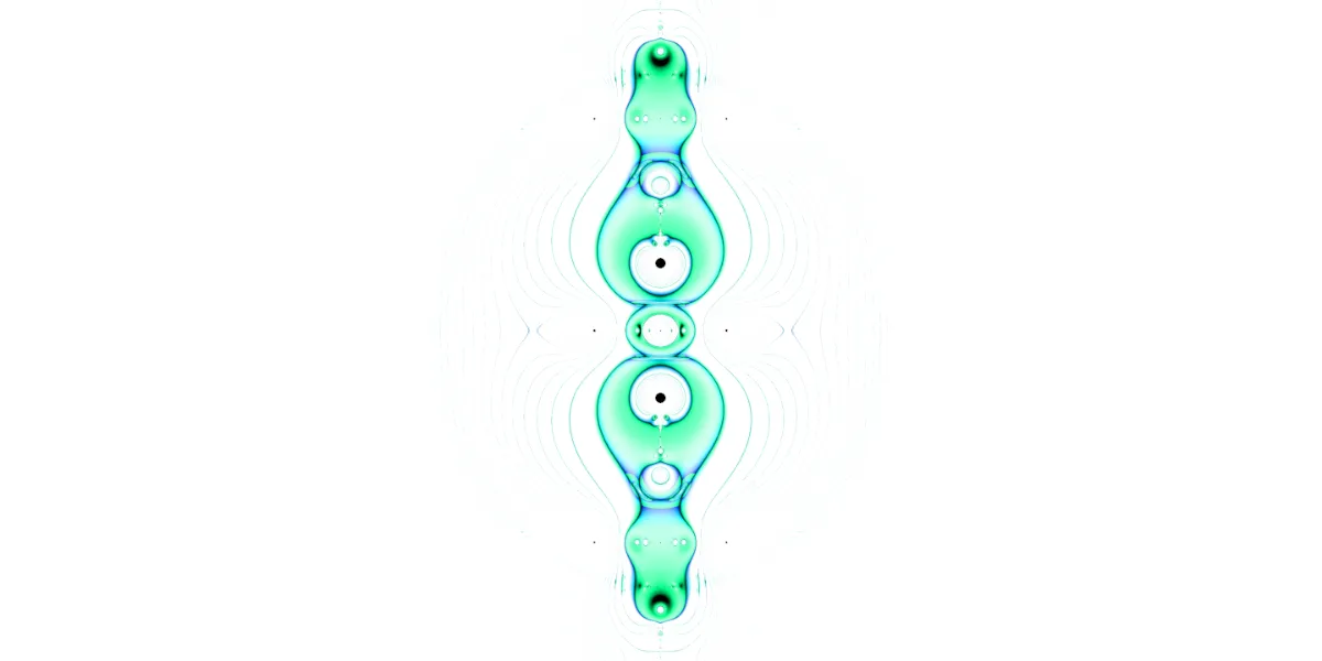 A piece of fractal art produced by FractalPane.