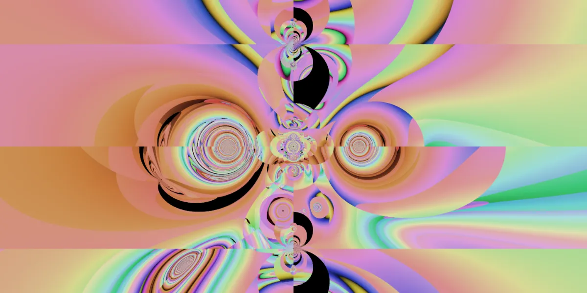 A piece of fractal art produced by FractalPane.