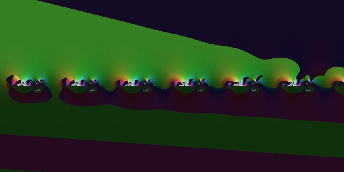 A piece of fractal art produced by FractalPane.