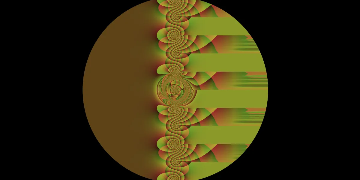 A piece of fractal art produced by FractalPane.