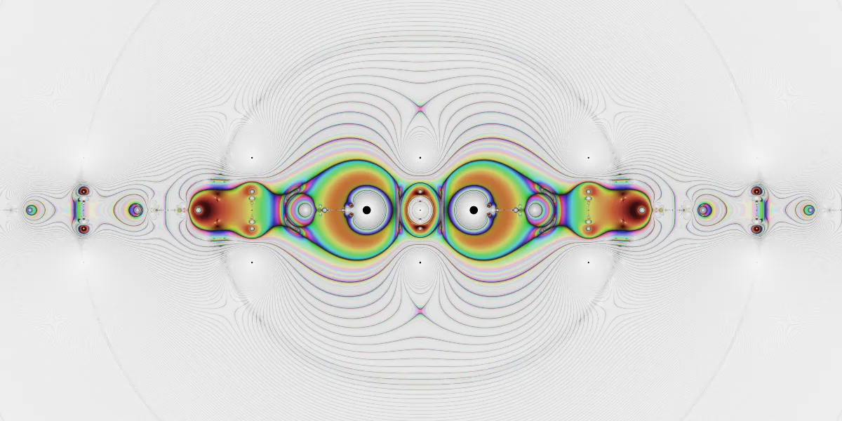 A piece of fractal art produced by FractalPane.