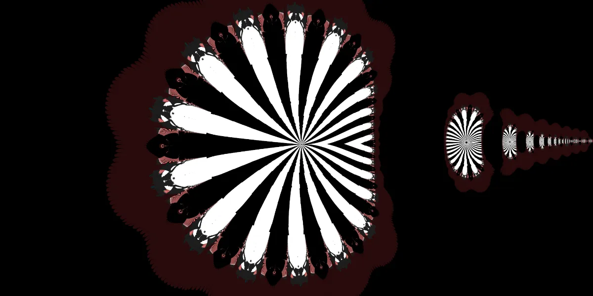 A piece of fractal art produced by FractalPane.