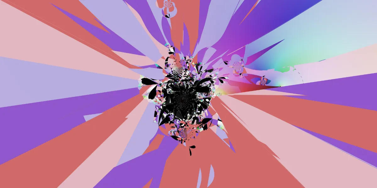 A piece of fractal art produced by FractalPane.