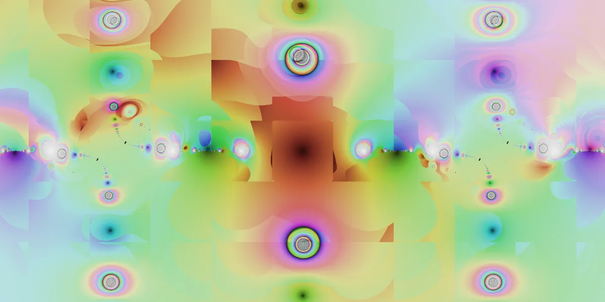 A piece of fractal art produced by FractalPane.