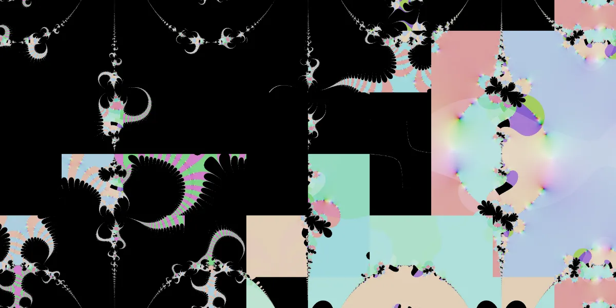 A piece of fractal art produced by FractalPane.