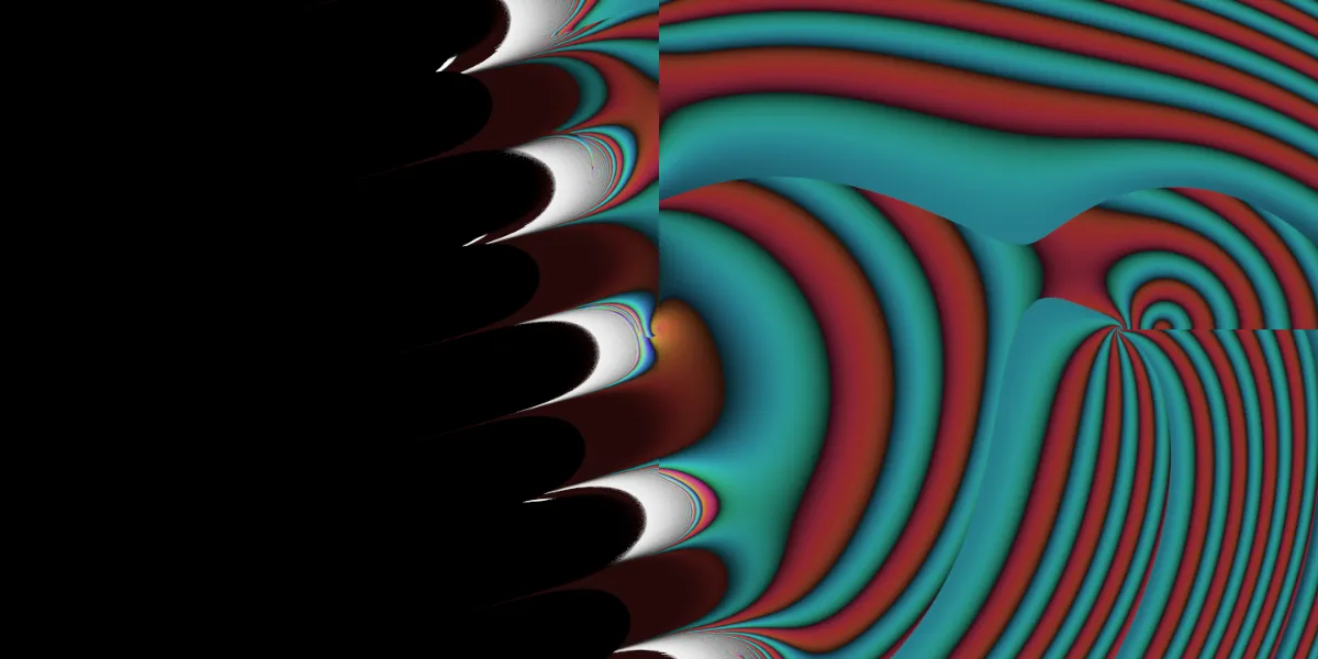 A piece of fractal art produced by FractalPane.