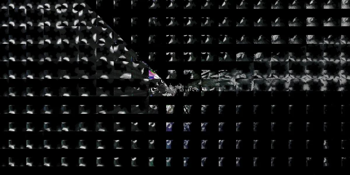 A piece of fractal art produced by FractalPane.