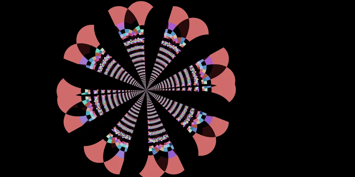A piece of fractal art produced by FractalPane.