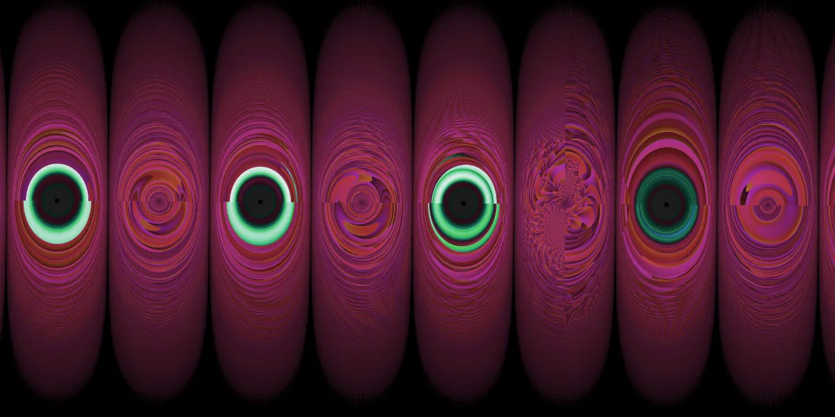 A piece of fractal art produced by FractalPane.