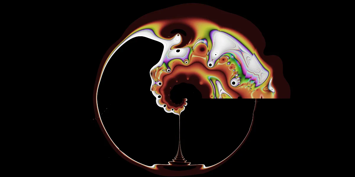 A piece of fractal art produced by FractalPane.