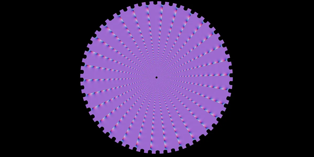 A piece of fractal art produced by FractalPane.
