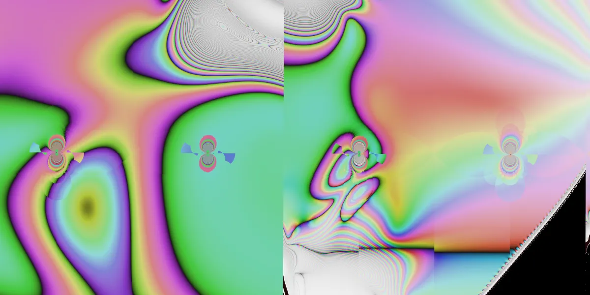 A piece of fractal art produced by FractalPane.