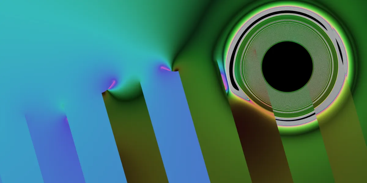 A piece of fractal art produced by FractalPane.
