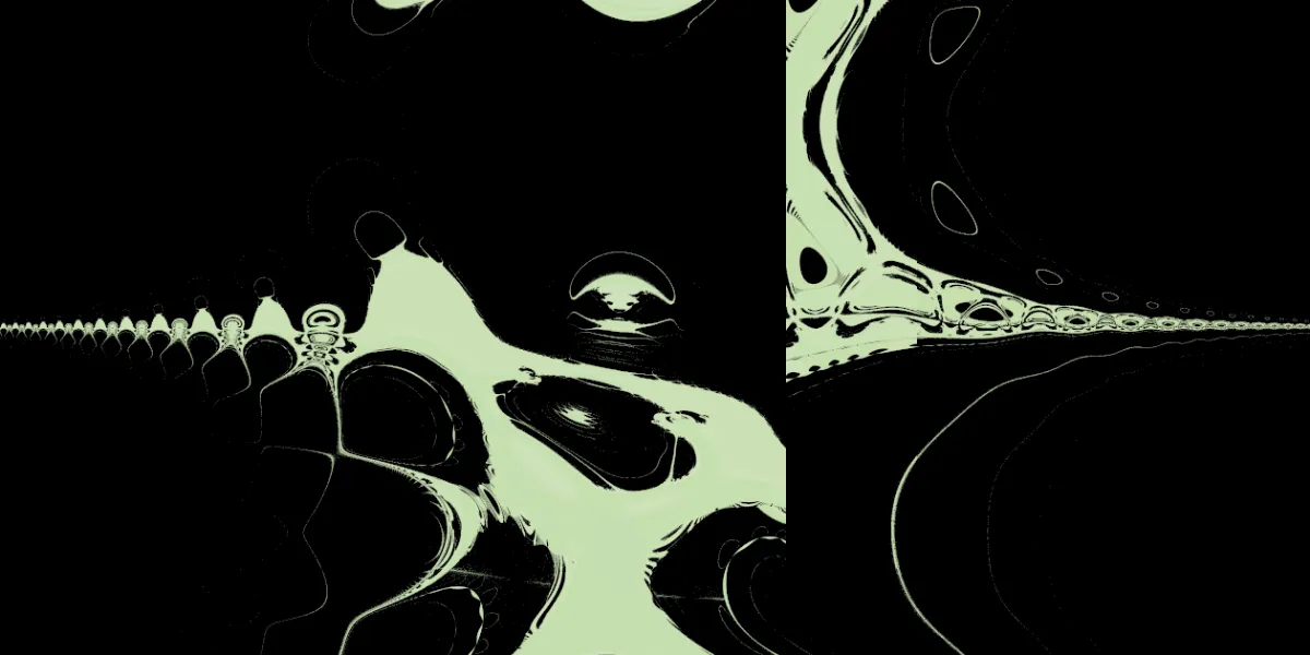 A piece of fractal art produced by FractalPane.
