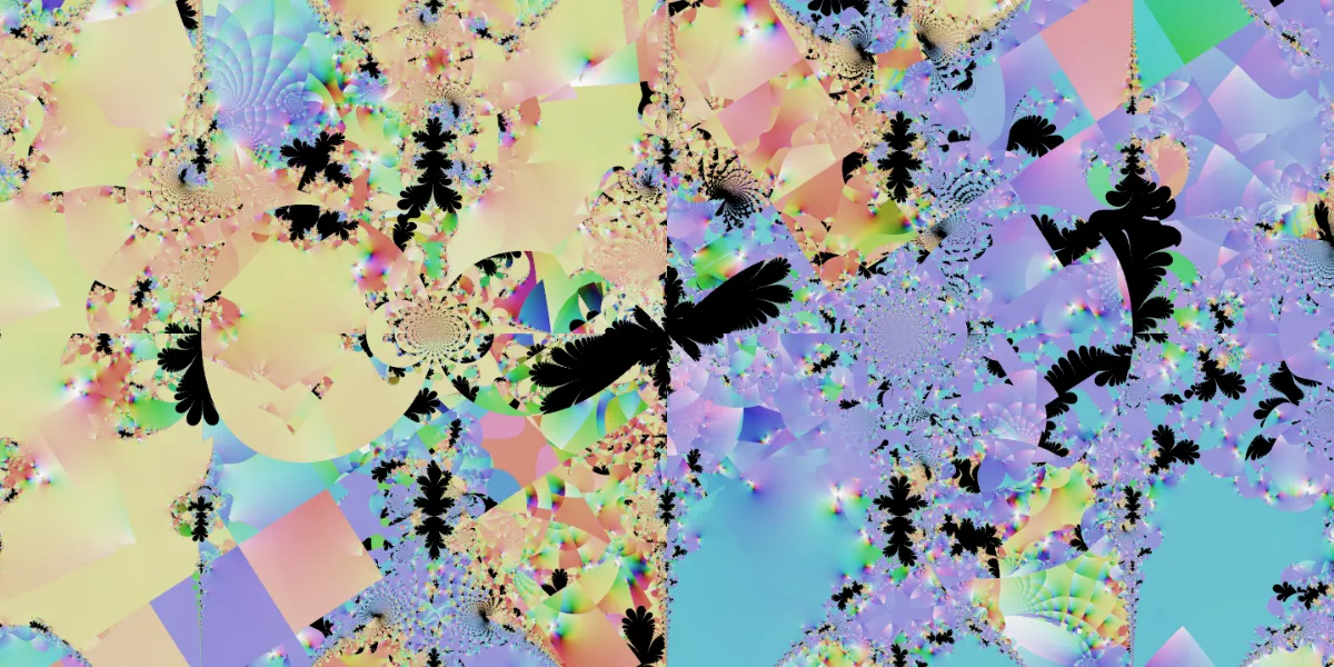 A piece of fractal art produced by FractalPane.