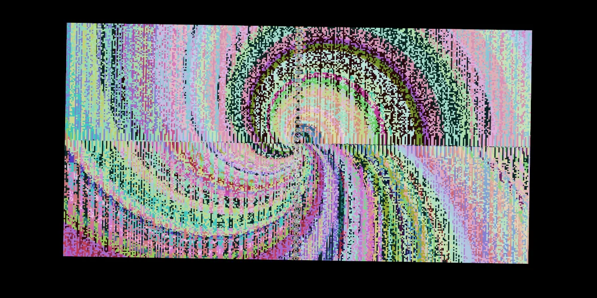 A piece of fractal art produced by FractalPane.