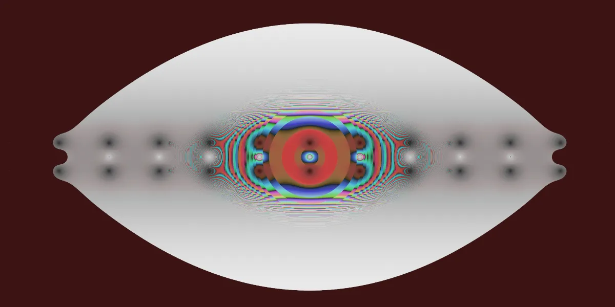A piece of fractal art produced by FractalPane.