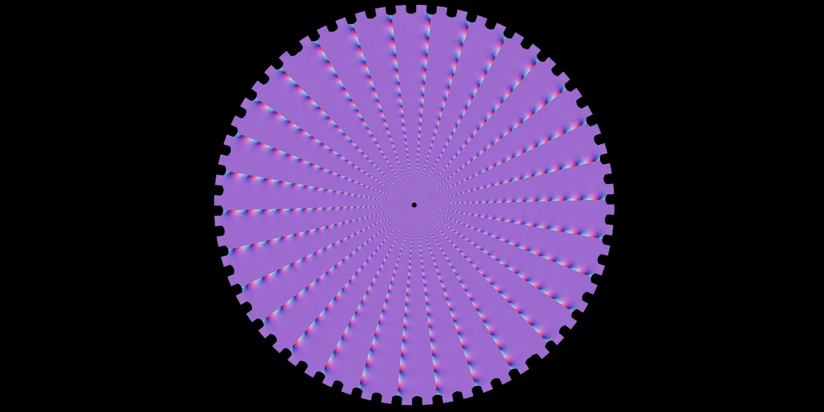 A piece of fractal art produced by FractalPane.