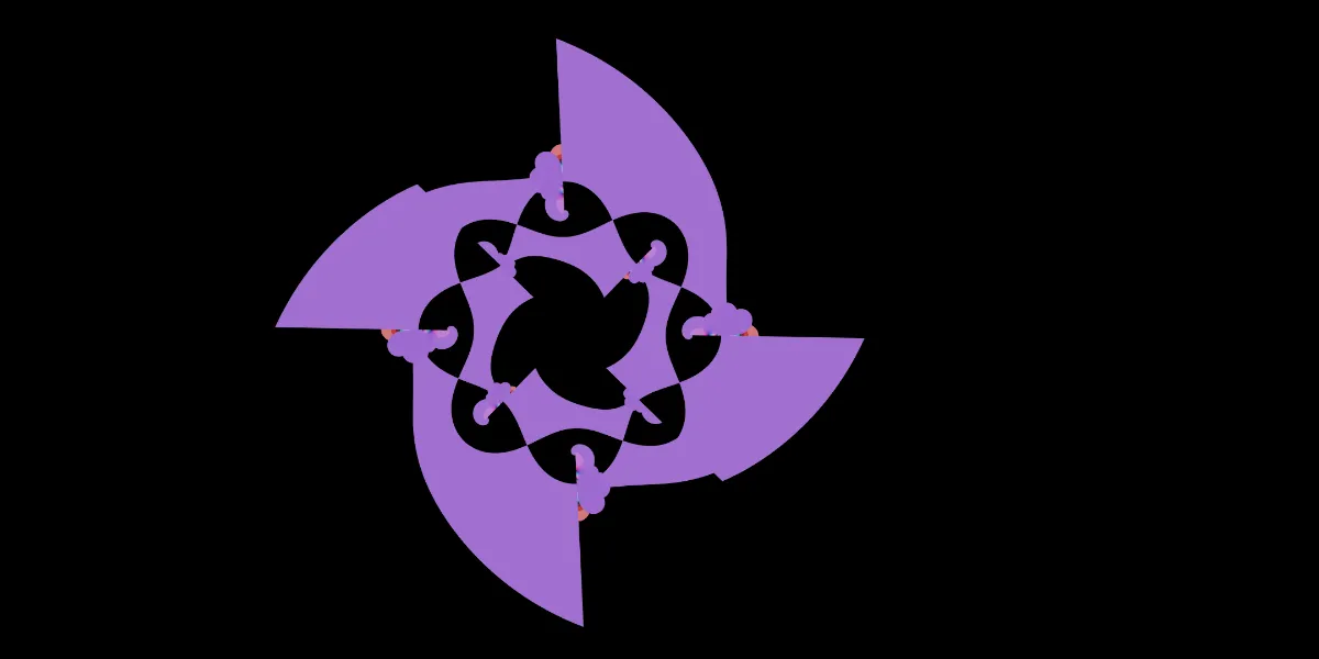 A piece of fractal art produced by FractalPane.