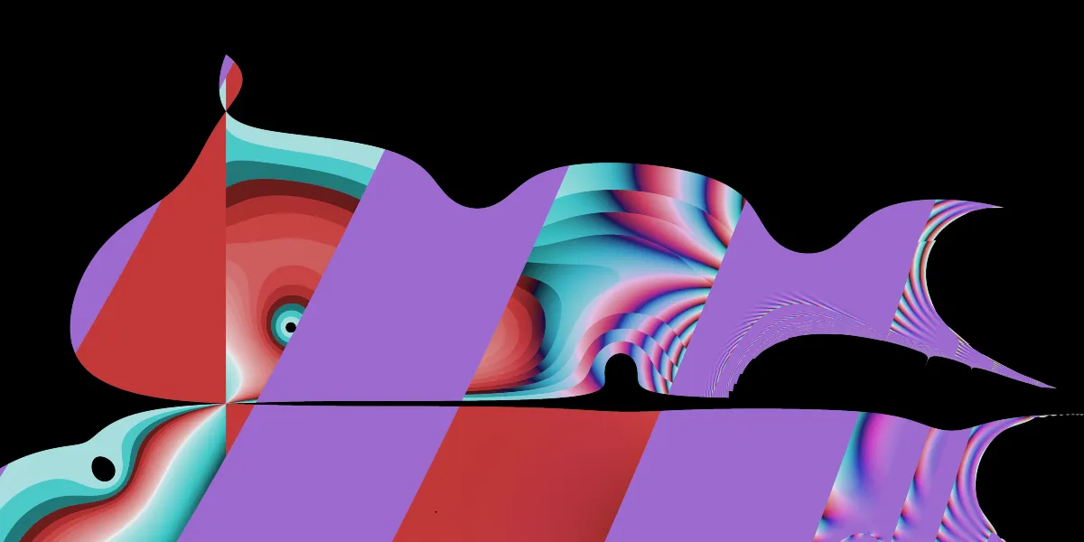 A piece of fractal art produced by FractalPane.