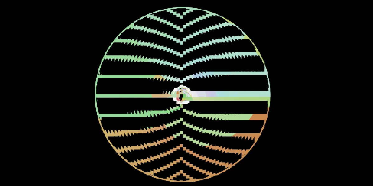 A piece of fractal art produced by FractalPane.
