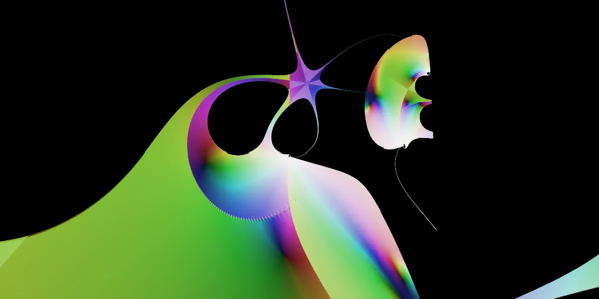 A piece of fractal art produced by FractalPane.