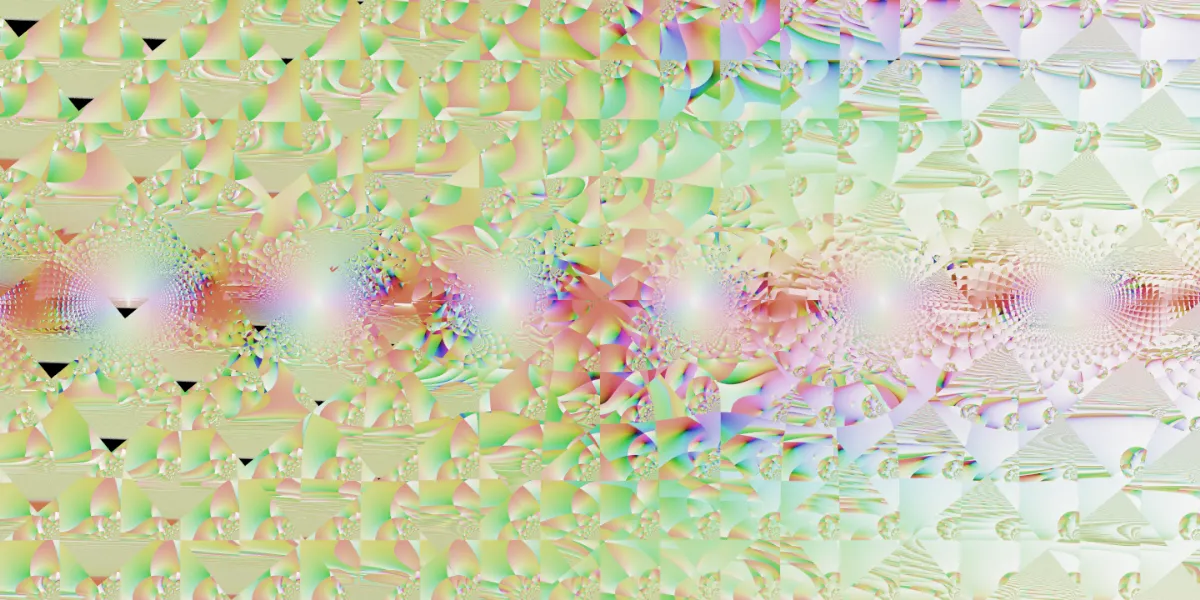 A piece of fractal art produced by FractalPane.