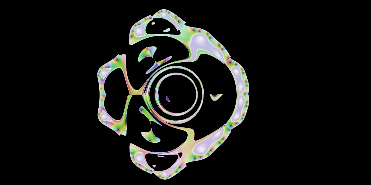 A piece of fractal art produced by FractalPane.