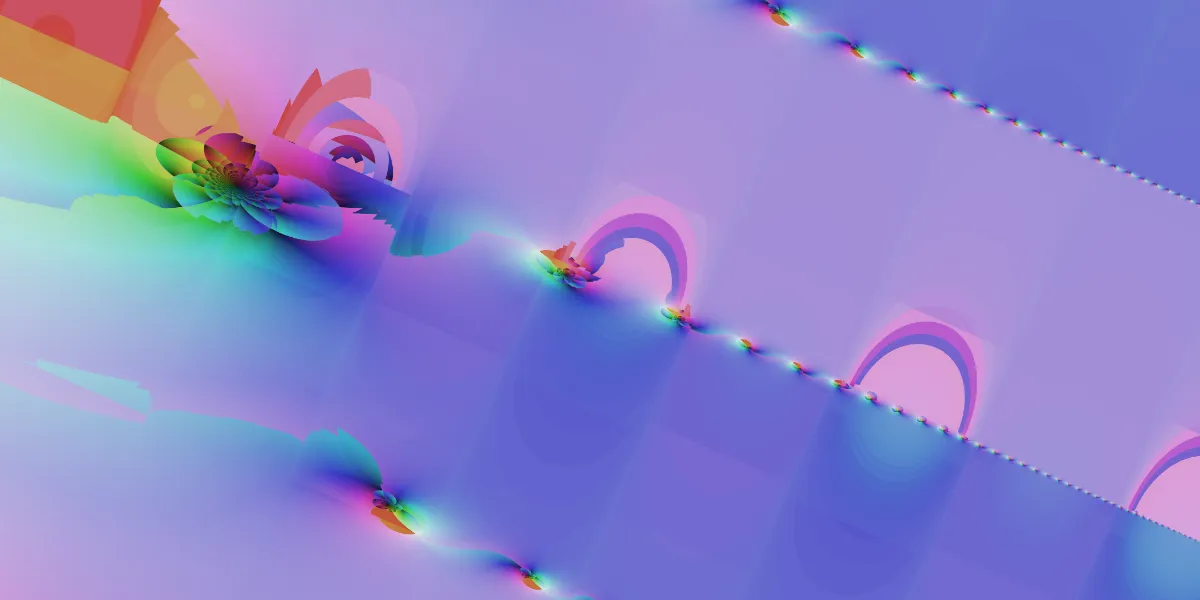 A piece of fractal art produced by FractalPane.