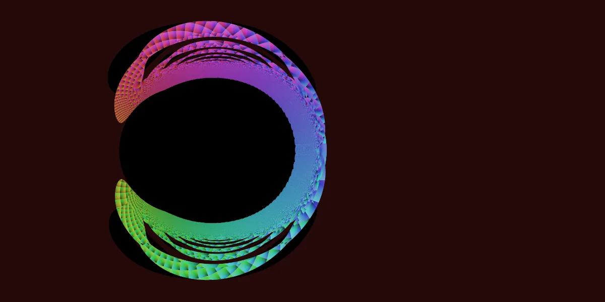 A piece of fractal art produced by FractalPane.
