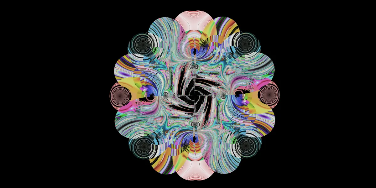 A piece of fractal art produced by FractalPane.