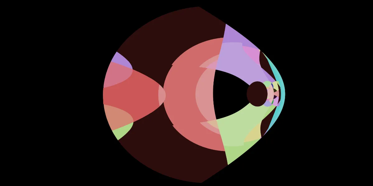 A piece of fractal art produced by FractalPane.