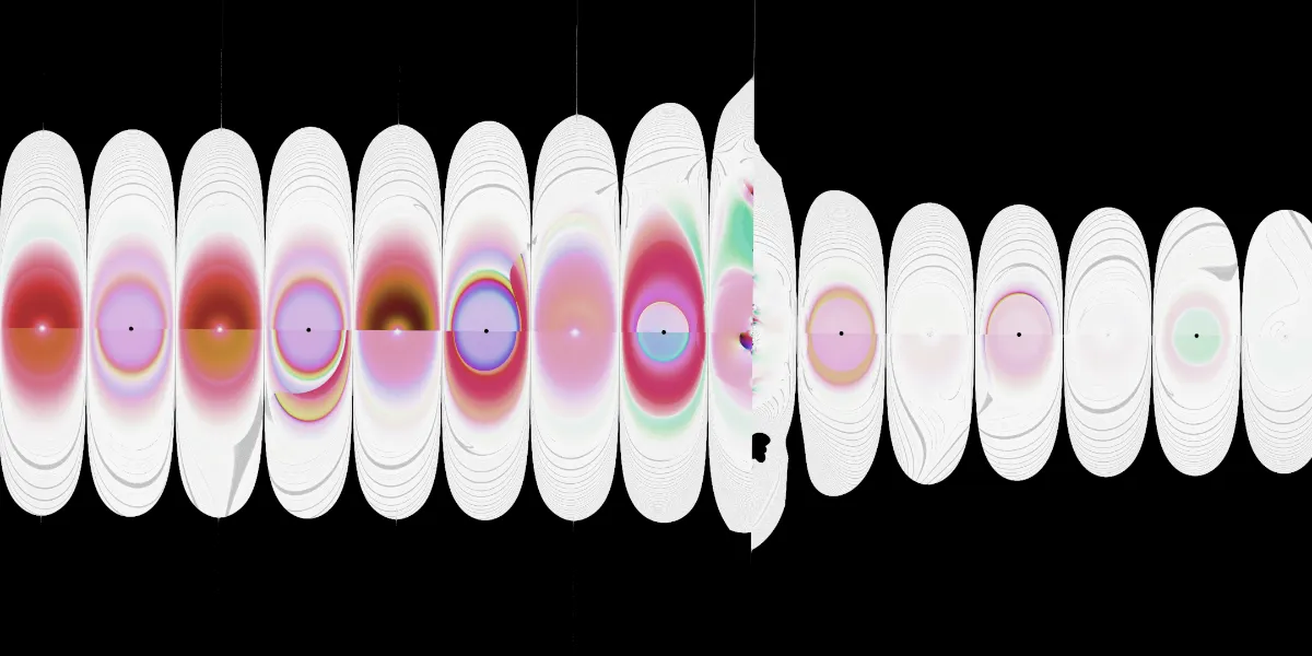 A piece of fractal art produced by FractalPane.