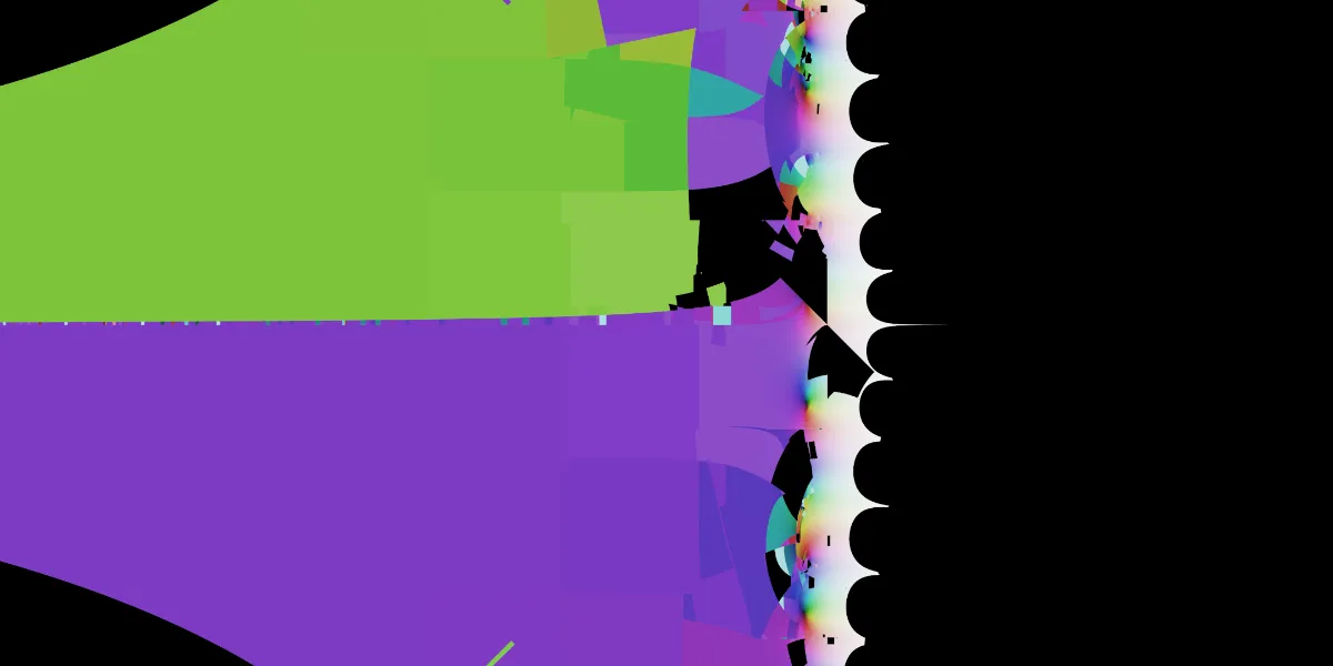 A piece of fractal art produced by FractalPane.