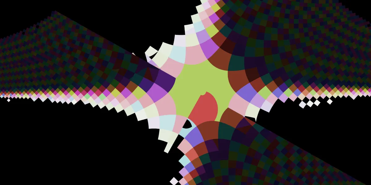 A piece of fractal art produced by FractalPane.