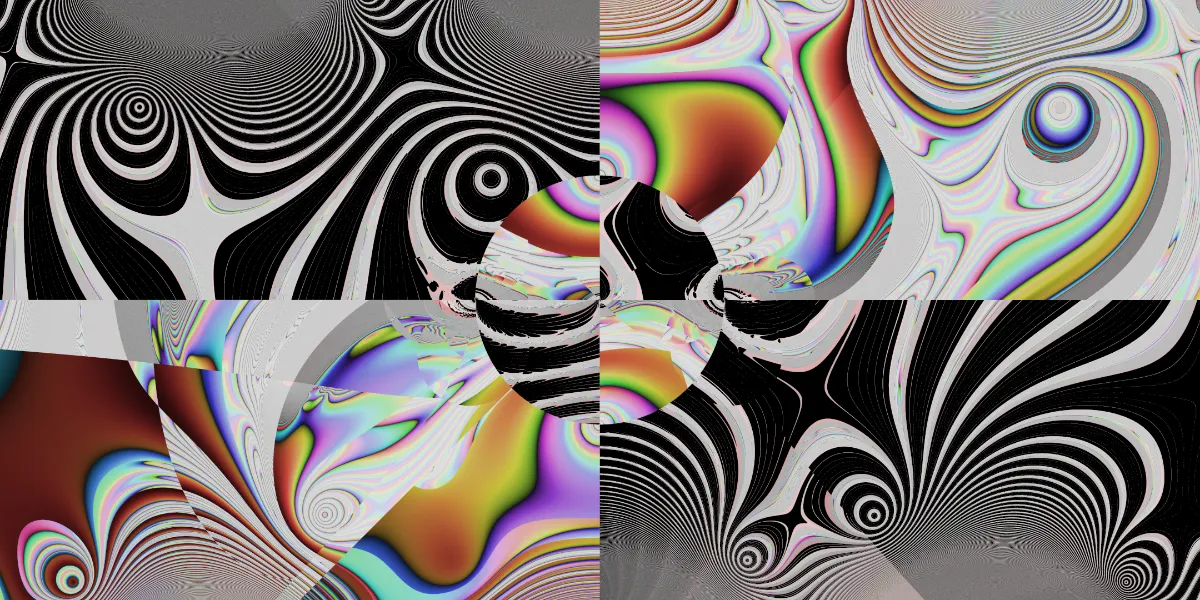 A piece of fractal art produced by FractalPane.