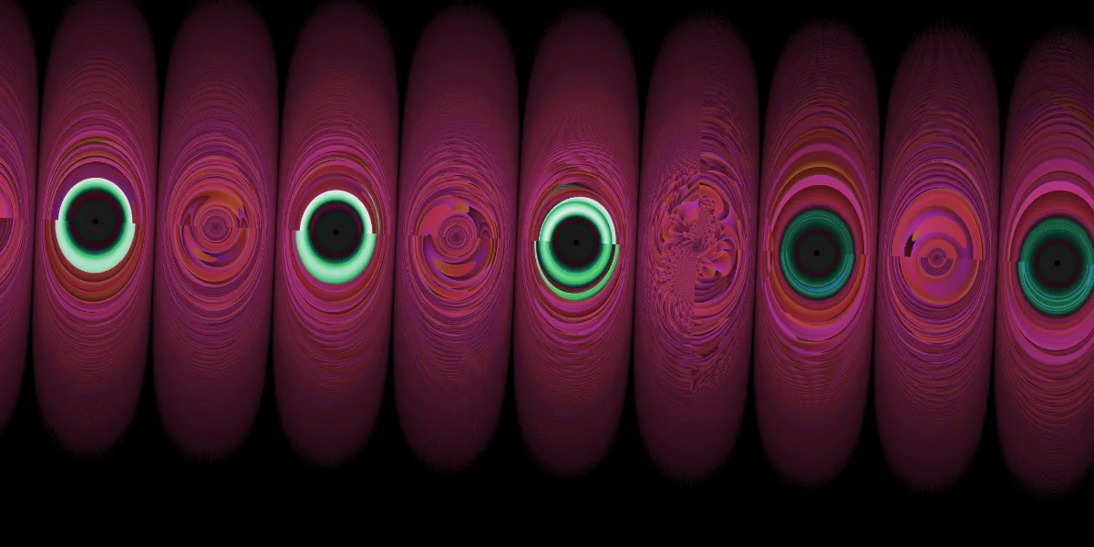 A piece of fractal art produced by FractalPane.