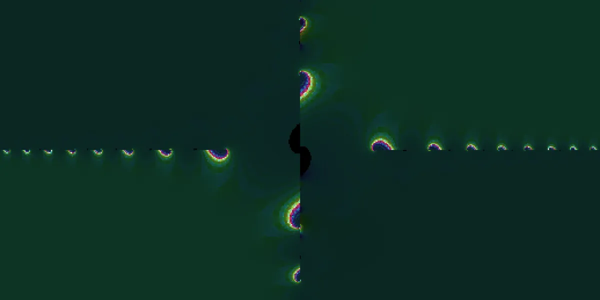 A piece of fractal art produced by FractalPane.