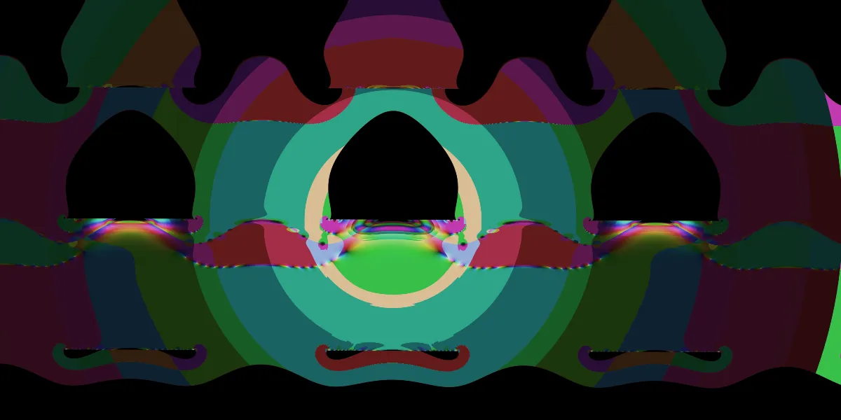 A piece of fractal art produced by FractalPane.