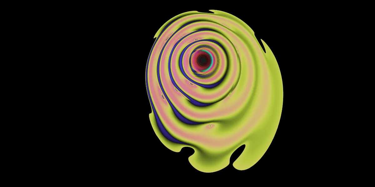 A piece of fractal art produced by FractalPane.