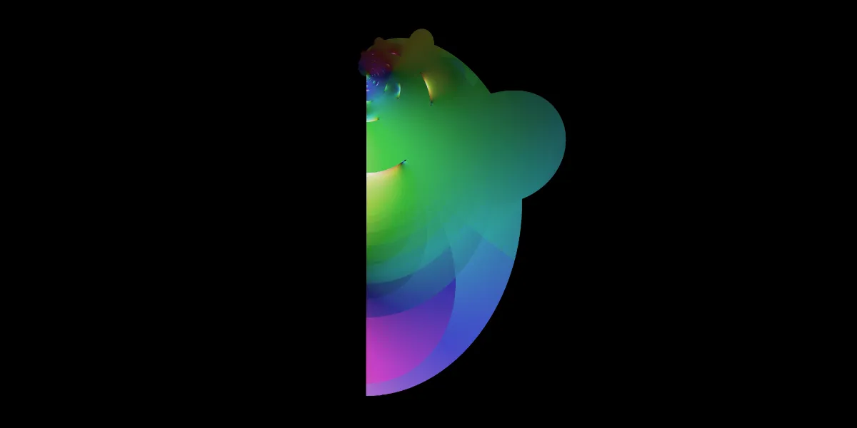 A piece of fractal art produced by FractalPane.