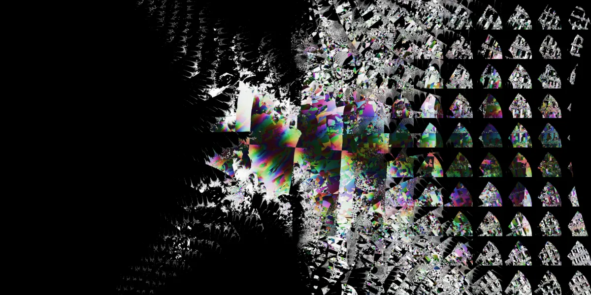 A piece of fractal art produced by FractalPane.