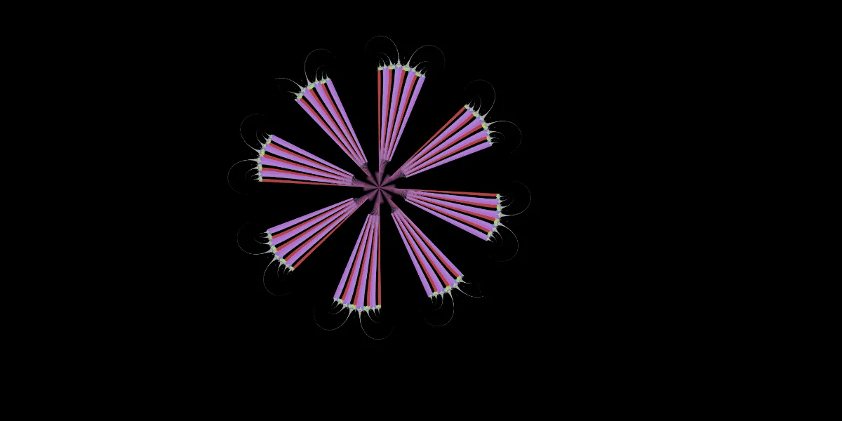 A piece of fractal art produced by FractalPane.