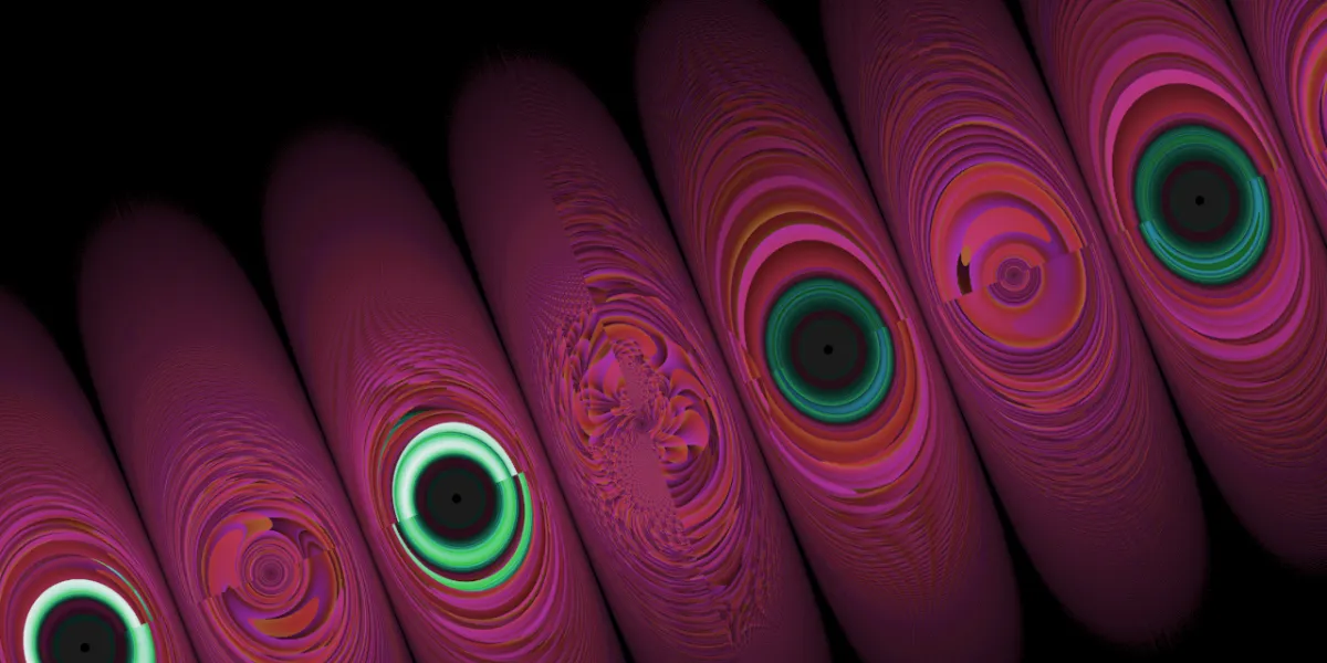 A piece of fractal art produced by FractalPane.