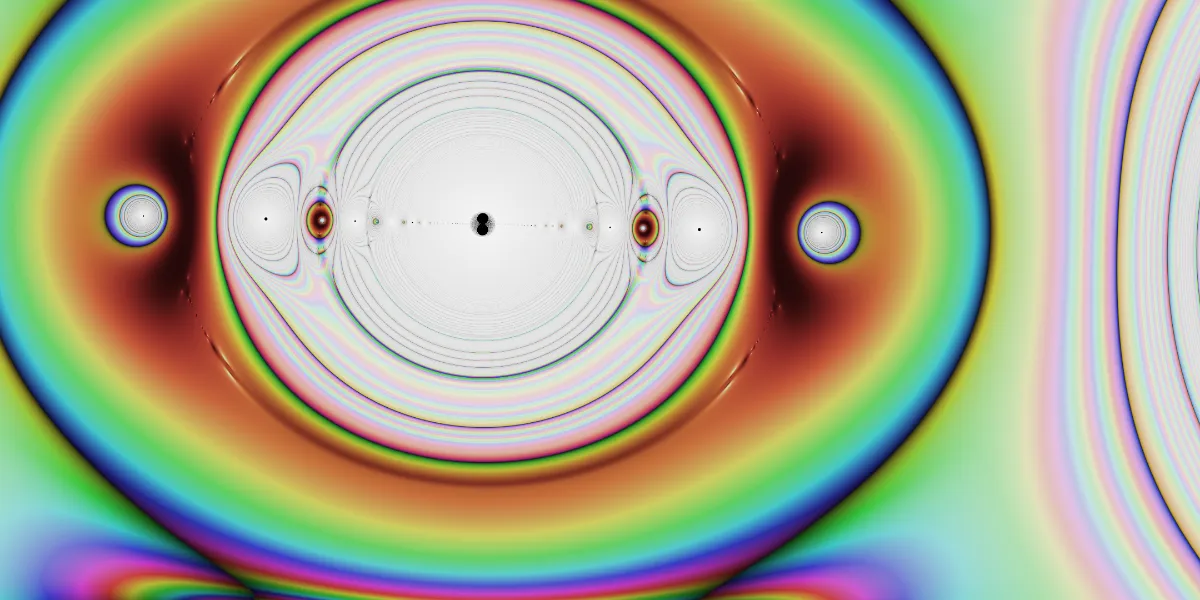 A piece of fractal art produced by FractalPane.