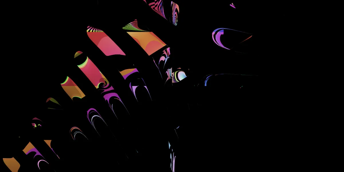 A piece of fractal art produced by FractalPane.